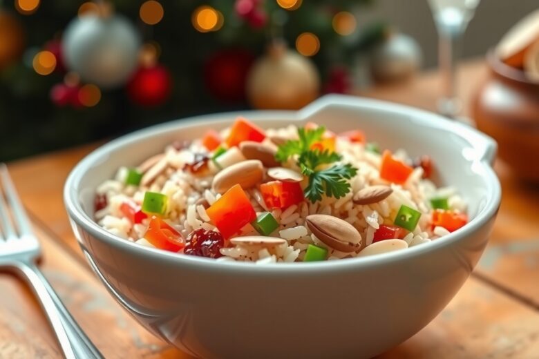 Arroz à Grega Natalino: Receita Festiva e Colorida 1 Arroz à Grega Natalino: Receita Festiva e Colorida