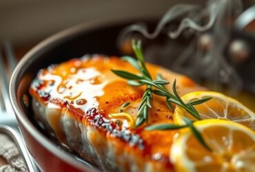 Peixe Fácil e Rápido na Frigideira com Limão e Ervas