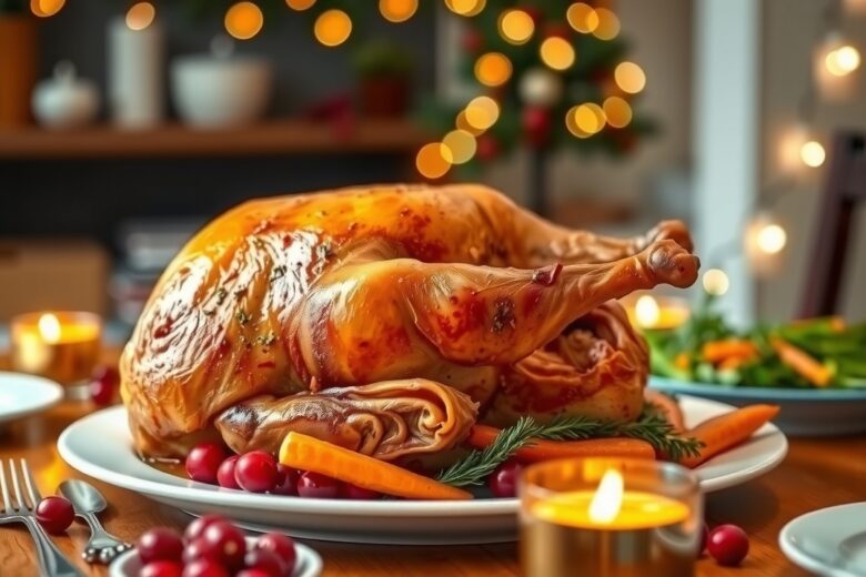 Peru Assado de Natal Clássico