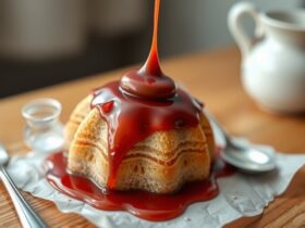 Pudim de Leite Ninho com Nutella e Calda de Frutas Vermelhas 9 Pudim de Leite Ninho com Nutella e Calda de Frutas Vermelhas