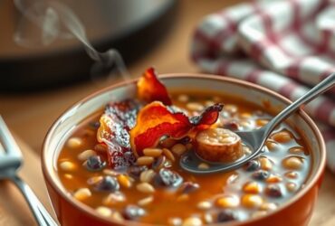 Receita de Lentilha de Ano Novo com Bacon e Calabresa