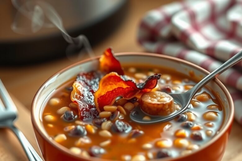 Receita de Lentilha de Ano Novo com Bacon e Calabresa