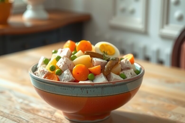 Salada Olivier (Salada Russa) Tradicional 1 Salada Olivier (Salada Russa) Tradicional