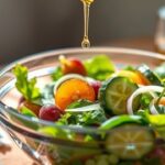 Salada Verde Simples com Molho Vinaigrette Clássico
