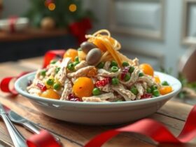 Salpicão de Frango Cremoso e Tradicional (Receita de Natal)