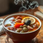 Solyanka: Sopa Russa Clássica de Sabores Defumados e Ácidos