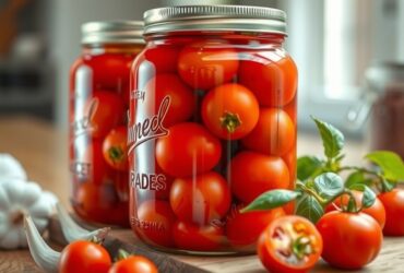 Tomates Frescos em Conserva Caseira