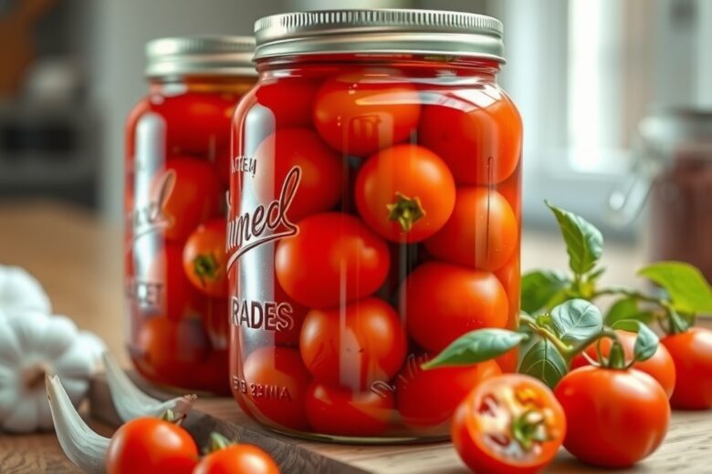 Tomates Frescos em Conserva Caseira 1 Tomates Frescos em Conserva Caseira