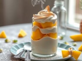 Abacaxi Gelado Cremoso com Merengue