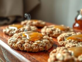 Bolacha Caseira de Aveia e Mel