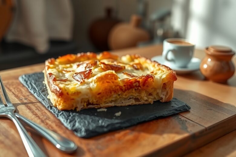 Bolo de Aipim com Coco e Queijo (Mané Pelado)