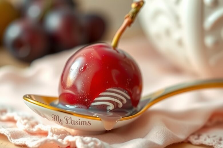 Bombom de Uva com Brigadeiro de Leite Ninho