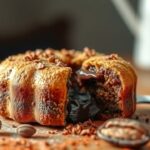 Cuca de Chocolate com Farofa Crocante