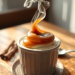 Doce Cremoso de Mandioca com Doce de Leite