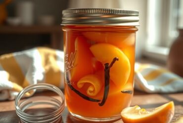 Doce de Pêssego em Calda Caseiro: A Receita Perfeita da Vovó