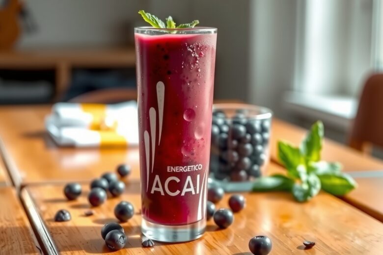Energético Natural Caseiro de Açaí e Guaraná