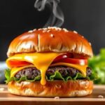 Receita de Hambúrguer Caseiro Suculento (Cheeseburger Clássico)