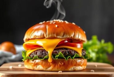 Receita de Hambúrguer Caseiro Suculento (Cheeseburger Clássico) 15 Receita de Hambúrguer Caseiro Suculento (Cheeseburger Clássico)