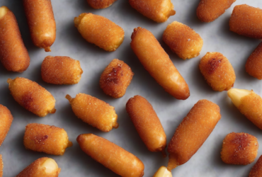 Hot Dog Coreano (Korean Corn Dog) com Queijo e Salsicha 18 Hot Dog Coreano (Korean Corn Dog) com Queijo e Salsicha