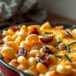 Mac'n Cheese com Cebola Caramelizada e Crocante