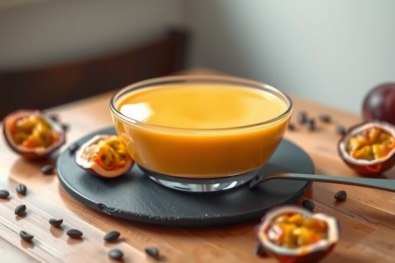 Mousse de Maracujá Cremoso Sem Gelatina