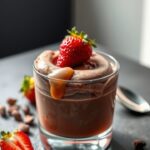 Mousse Sensação Cremoso de Morango e Chocolate