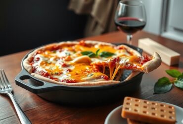 Pizza de Massa Alta com Carne Moída: Receita Caseira e Saborosa