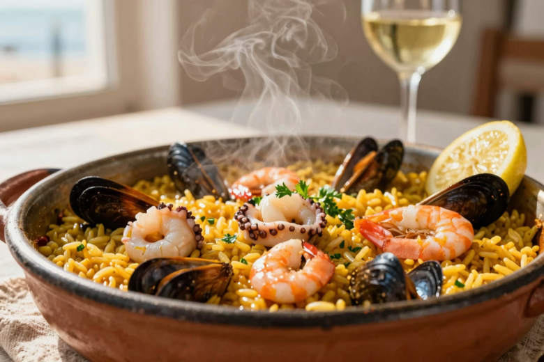 Autêntico Arroz a Banda: Sabor do Mar Mediterrâneo