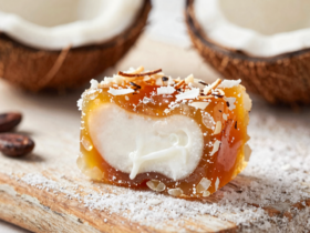 Bala de Vidro (Bala Baiana) Cremosa com Casquinha Crocante