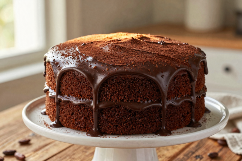 Bolo de Chocolate Clássico Fofinho e Úmido