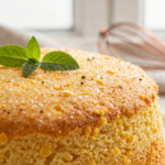 Bolo de Fubá Fofinho com Toque Aromático de Erva Doce