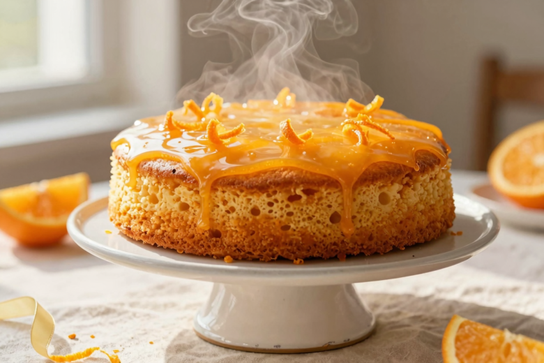 Bolo de Laranja Clássico Fofinho com Calda Cítrica 1 Bolo de Laranja Clássico Fofinho com Calda Cítrica