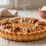 Bündner Nusstorte: Torta Suíça de Nozes Caramelizadas