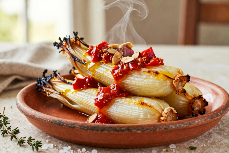 Calçots Grelhados à Moda Catalã com Salsa Romesco 1 Calçots Grelhados à Moda Catalã com Salsa Romesco