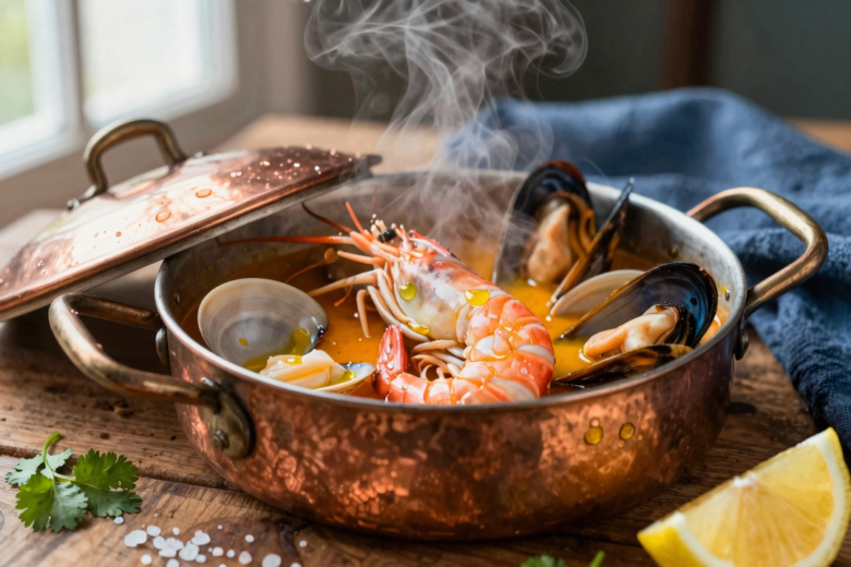 Cataplana de Marisco Tradicional Algarvia 1 Cataplana de Marisco Tradicional Algarvia