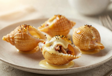 Conchiglione Recheado Clássico com Molho Cremoso