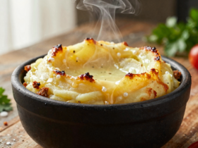 Escondidinho Cremoso de Carne Moída com Purê de Batata