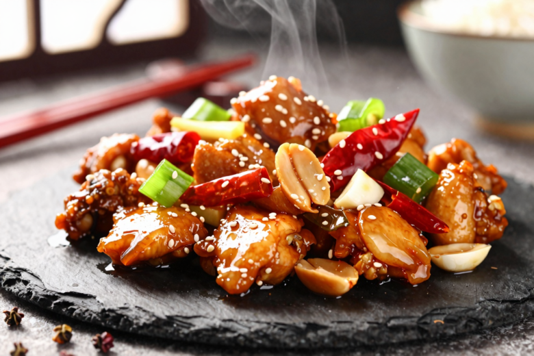 Frango Kung Pao (Gong Bao Ji Ding) Autêntico