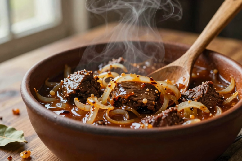 Hachee: O Clássico Ensopado Holandês de Carne e Cebola