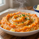 Hutspot Clássico Holandês: Purê de Batata, Cenoura e Cebola