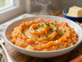 Hutspot Clássico Holandês: Purê de Batata, Cenoura e Cebola