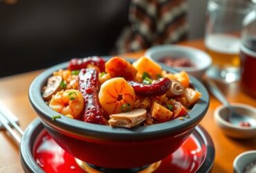 Jambalaya Coreano: Fusão Picante de Louisiana e Seul