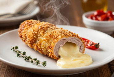 Karađorđeva Šnicla: O Bife Enrolado Sérvio com Recheio Cremoso