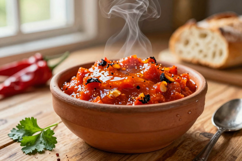 Lutenitsa: O Chutney Picante de Pimentão Búlgaro