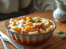 Macarrão de Forno Cremoso com Frango: A Receita Perfeita para o Almoço de Domingo