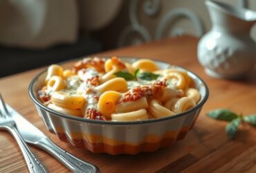 Macarrão de Forno Cremoso com Frango: A Receita Perfeita para o Almoço de Domingo