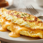 Omelete Clássica com Queijo Derretido
