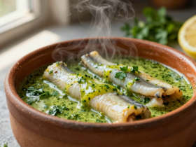 Paling in 't Groen: Enguia Belga Clássica em Molho de Ervas Frescas