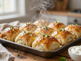 Pampushky Ucraniano: Pão de Alho Fofinho