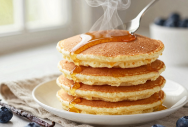 Panquecas Fofinhas de Iogurte (Receita Versátil e Rápida)